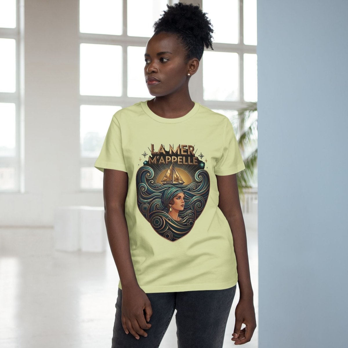 J'aime La Mer - The Sea is Calling Me Canvas Tee - Deck Mode
