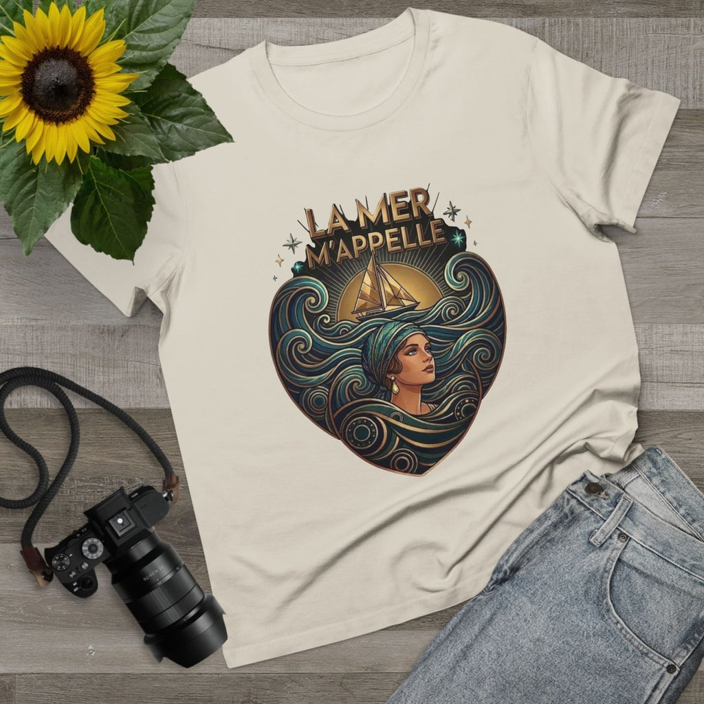 J'aime La Mer - The Sea is Calling Me Canvas Tee - Deck Mode