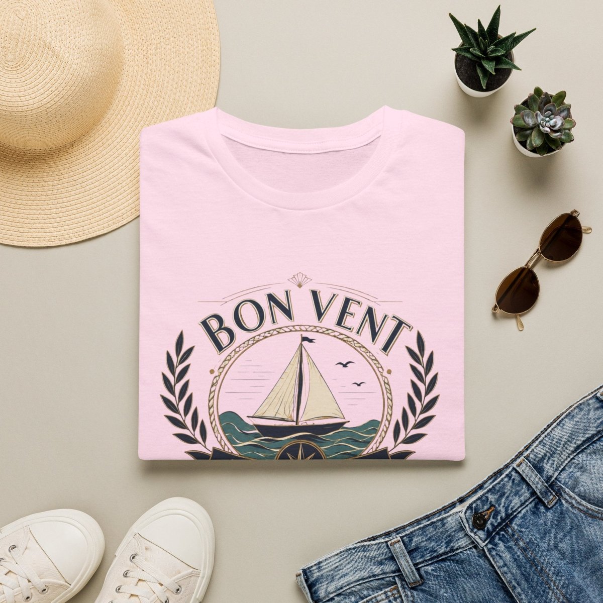 La Vie En Mode - Bon Vente Canvas Tee - Deck Mode