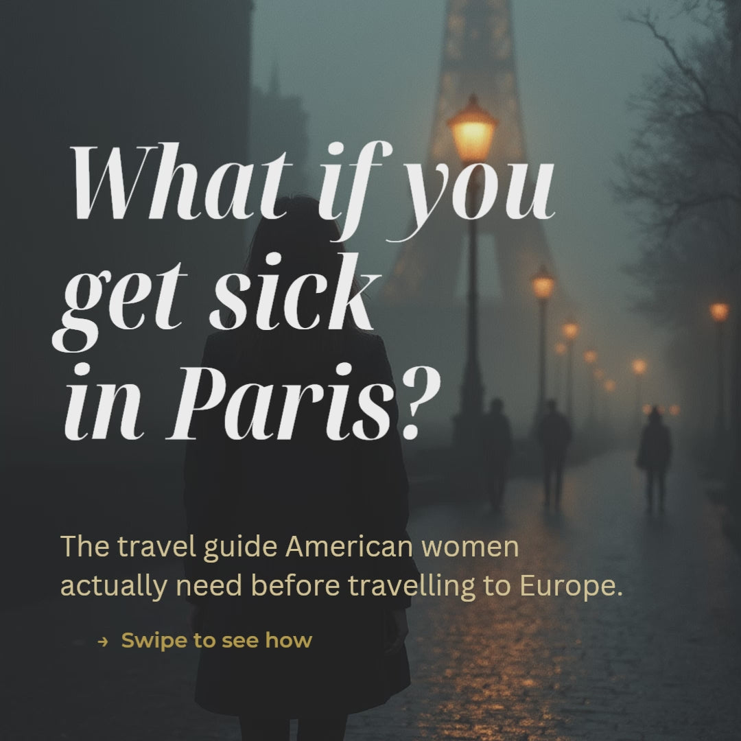 Women's Travel Guide: US to Europe Clothing Sizes, Shopping & Emergency Numbers | Instant PDF