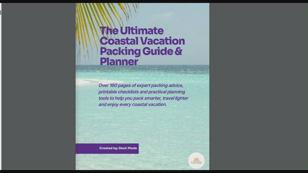The Ultimate Coastal Vacation Packing Guide & Planner