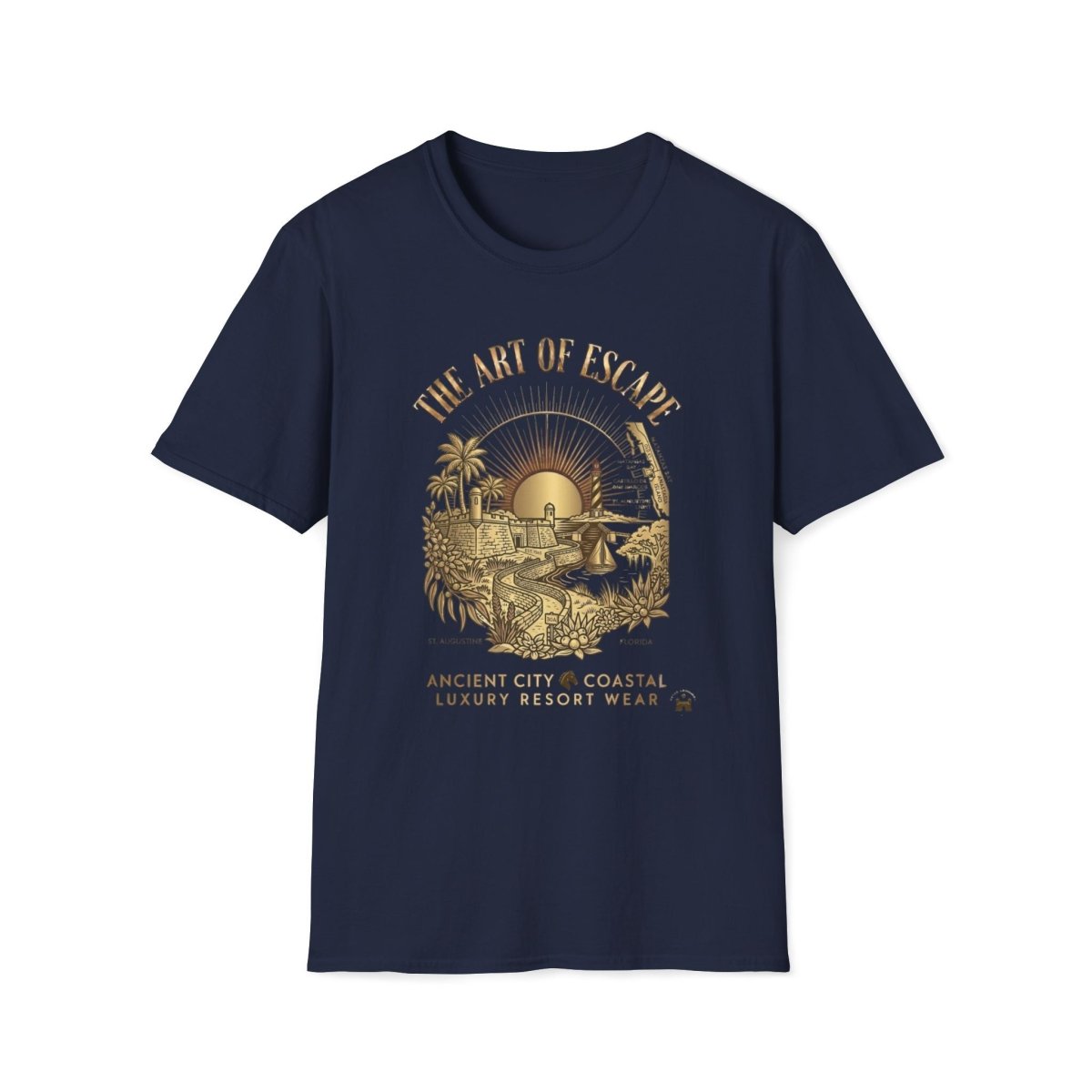 St Augustine Art of Escape T-Shirt - Deck Mode