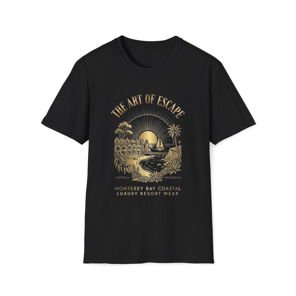 The Art of Escape - Capitola C.A. Canvas Tee - Deck Mode