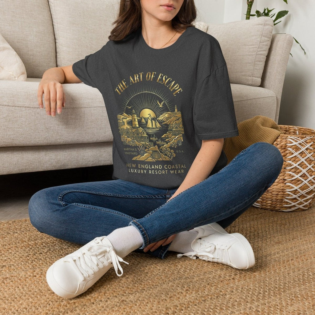 The Art of Escape - Martha's Vineyard Canvas Tee - Deck Mode