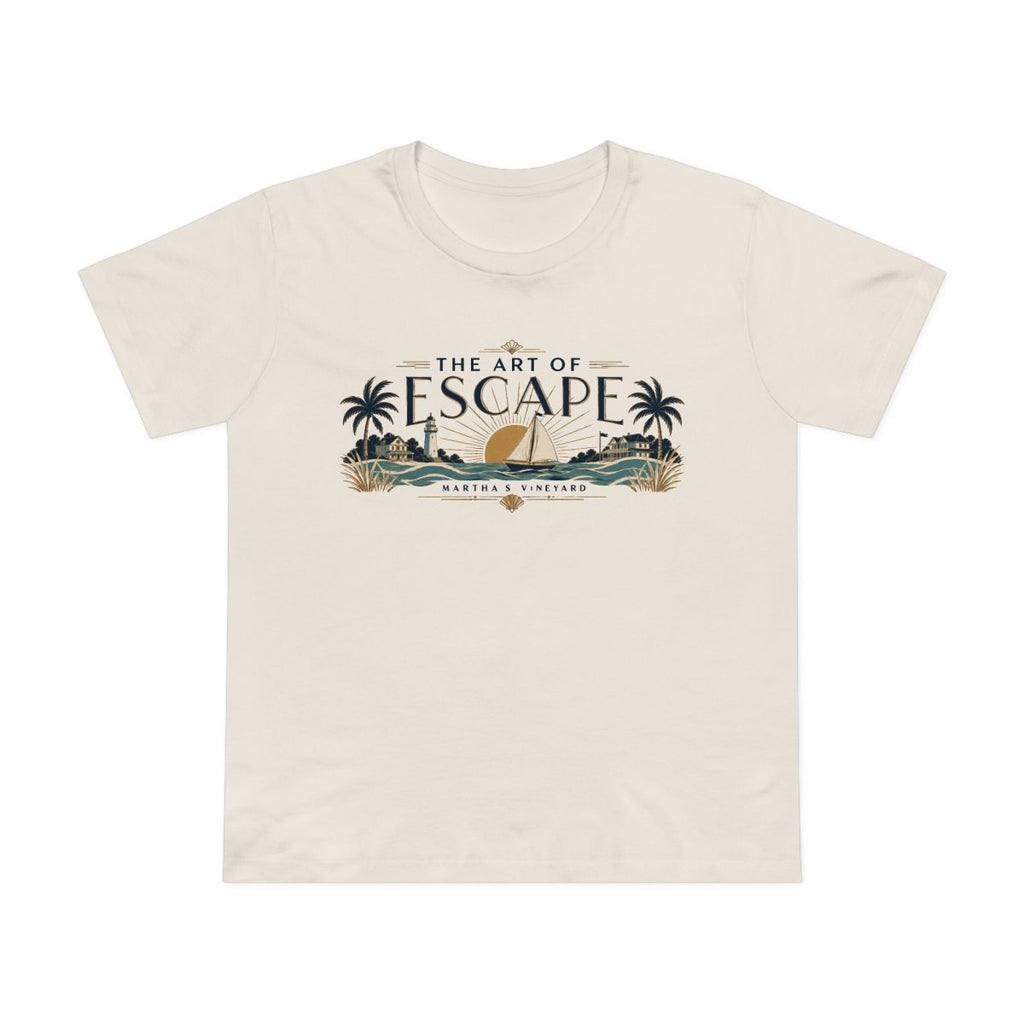 The Art of Escape - Martha's Vineyard Lady Crest Tee - Deck Mode