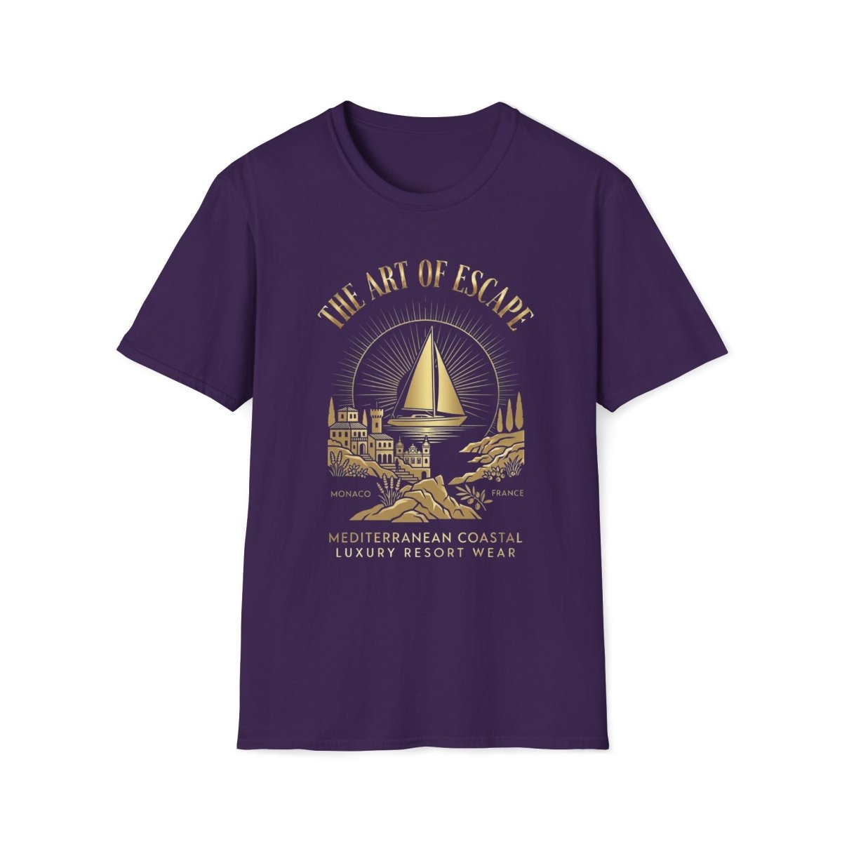 The Art of Escape - Monaco France Canvas Tee - Deck Mode
