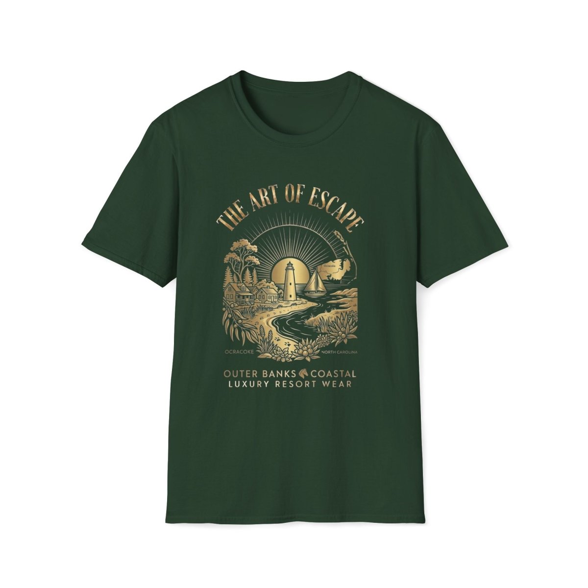 The Art of Escape - Ocracoke Canvas Tee - Deck Mode