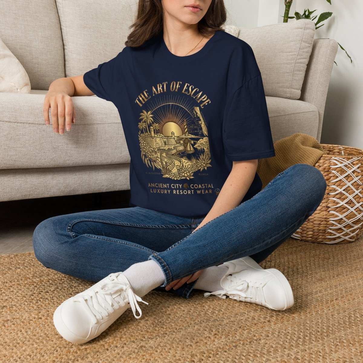 The Art of Escape - Palm Beach Canvas Tee - Deck Mode