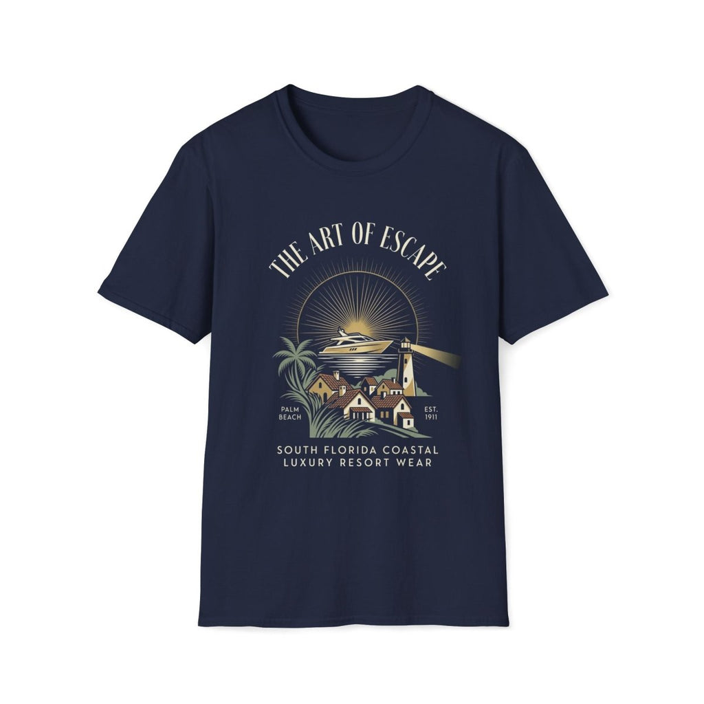 The Art of Escape - Palm Beach (plain) Canvas Tee - Deck Mode