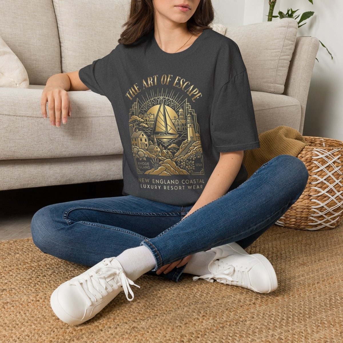 The Art of Escape - Rhode Island Canvas Tee - Deck Mode